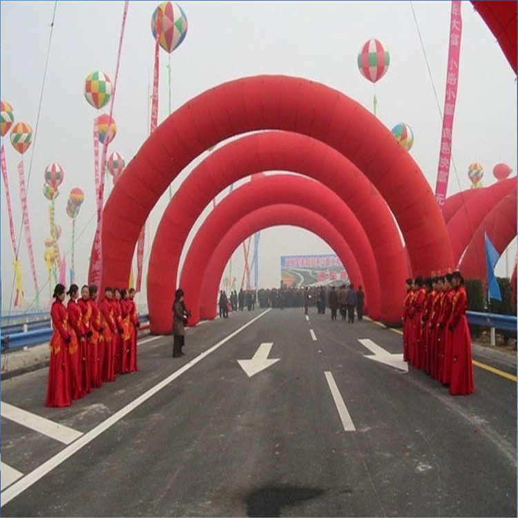 夏邑商场开业纯红拱门